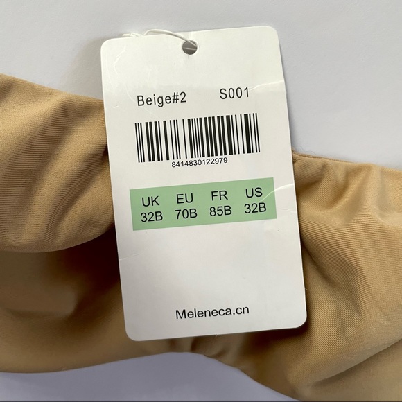 MELENECA Women's Strapless Bra Minimizer Unlined Bandeau with Underwire - Picture 4 of 12